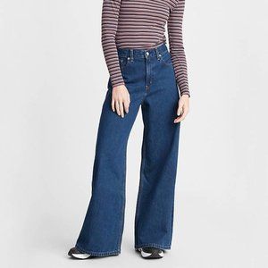 Levi's loose ultra wide leg women's jeans Clearance